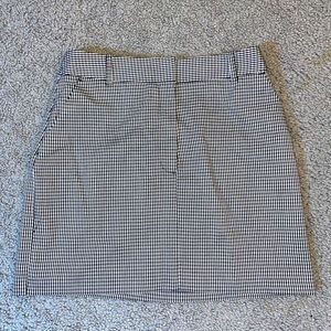 Top Shop Checkered Mini Skirt